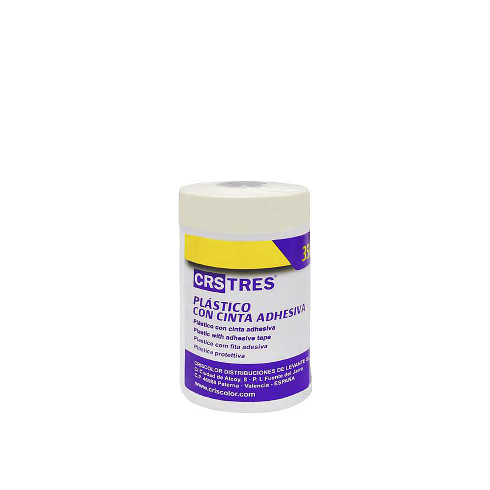Rolo Plástico Branco 35cmx20m