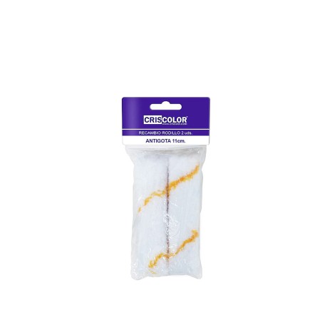 Recarga Rolo Antigota Poliéster Branco 10cm Pack 2 - Image product