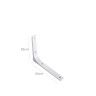 Esquadro Parede Inox Branco 200X250mm Esquadro Parede Inox Branco 200X250mm