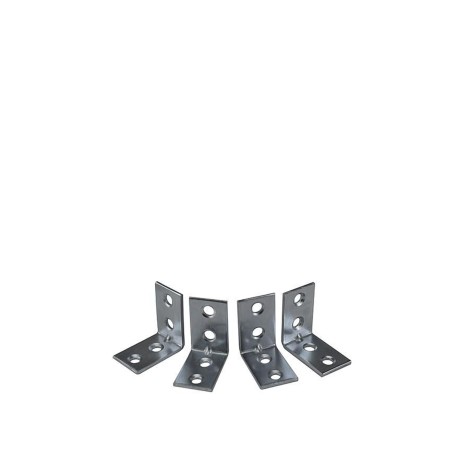 Esquadro Perfurado Inox Cinzento 25X25mm - Image product
