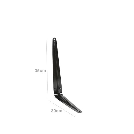 Esquadro Parede Inox Preto 300X350mm - Image product