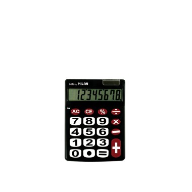 Calculadora Milan Preto 8 Dígitos