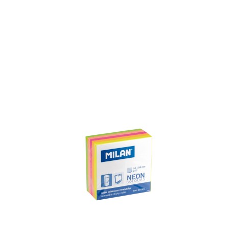 Bloco Notas Aderentes Milan Fluo Multicor 250 Folhas 50X50mm - Image product