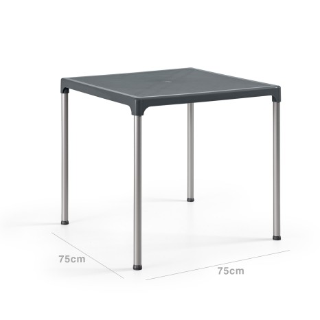 Mesa Ibiza 75X75Cm Antracite - Image product