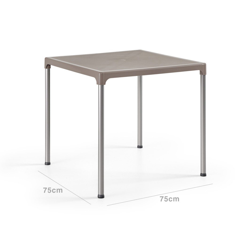 Mesa Ibiza 75X75Cm Turtle Dove