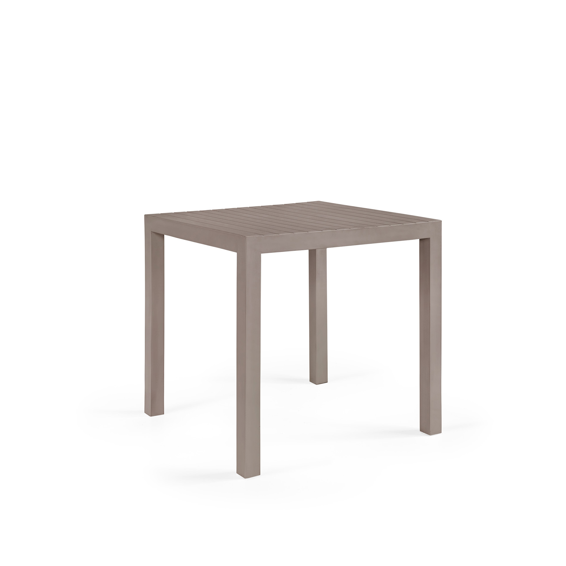 Mesa Woody 80X80X72Cm Tortora