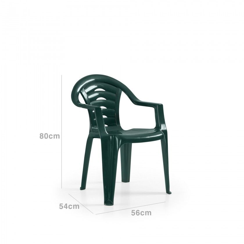 Cadeira Faro 56X54X80Cm Verde Cadeira Faro 56X54X80Cm Verde