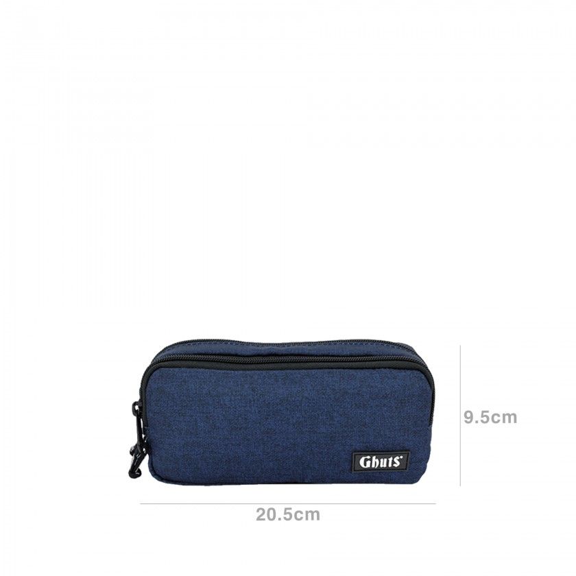 Estojo Duplo Ghuts Marine Blue 20.5X9.5X8cm Estojo Duplo Ghuts Marine Blue 20.5X9.5X8cm