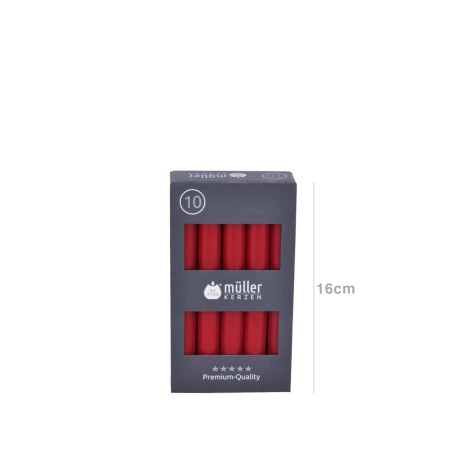 Vela Casti�al 16cm Pack 10 Vermelho - Image product