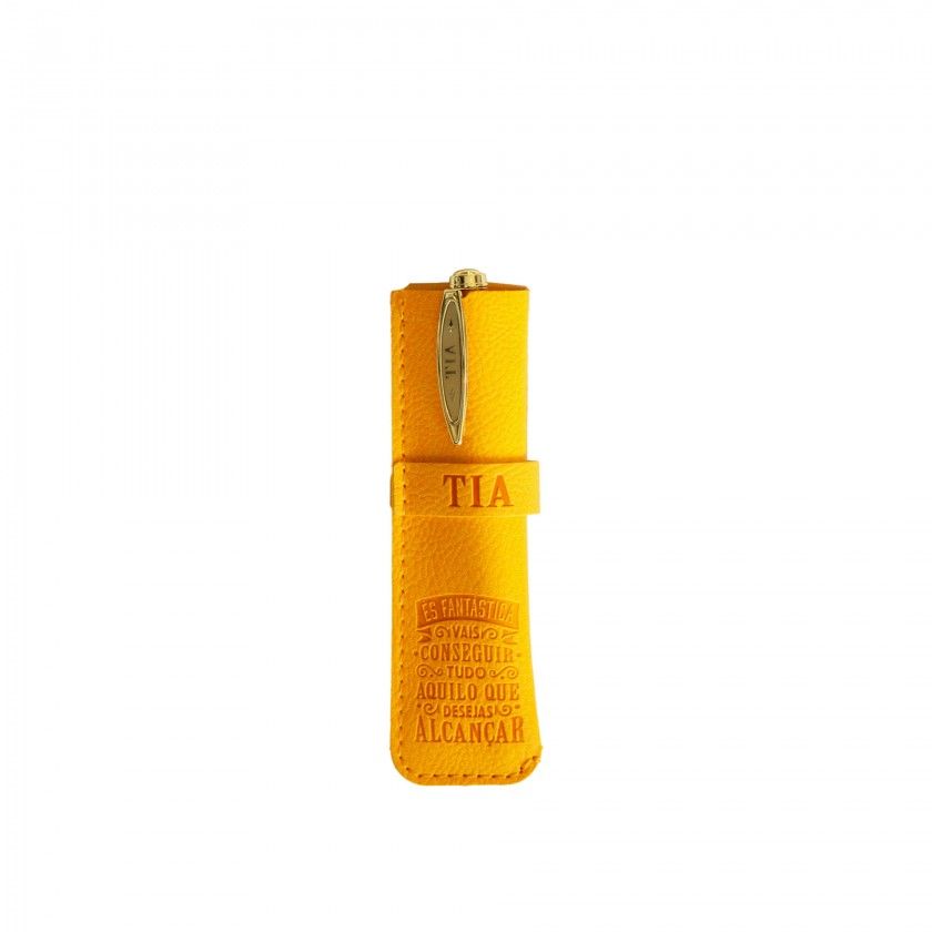 Caneta Bambu com Bolsa Tia Caneta Bambu com Bolsa Tia