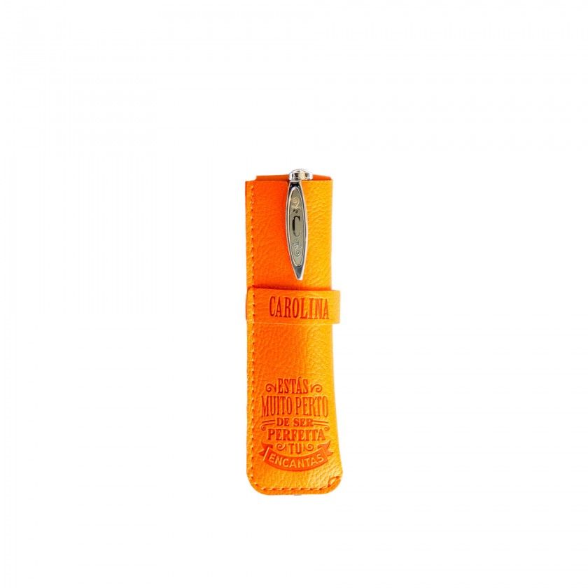 Caneta Bambu com Bolsa Carolina