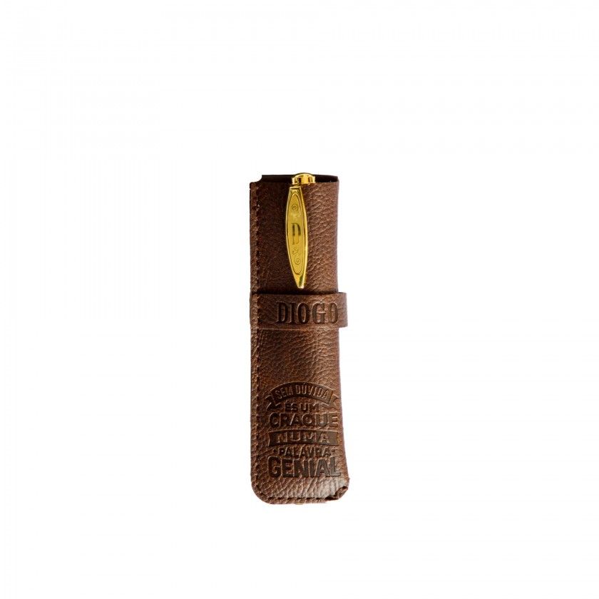 Caneta Bambu com Bolsa Diogo