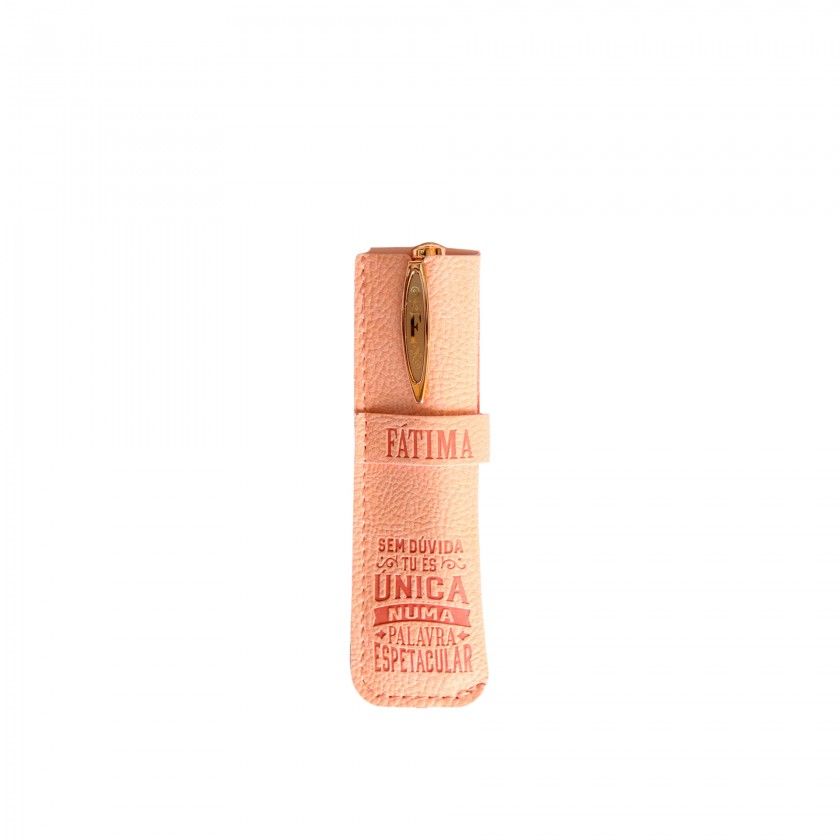 Caneta Bambu com Bolsa Ftima