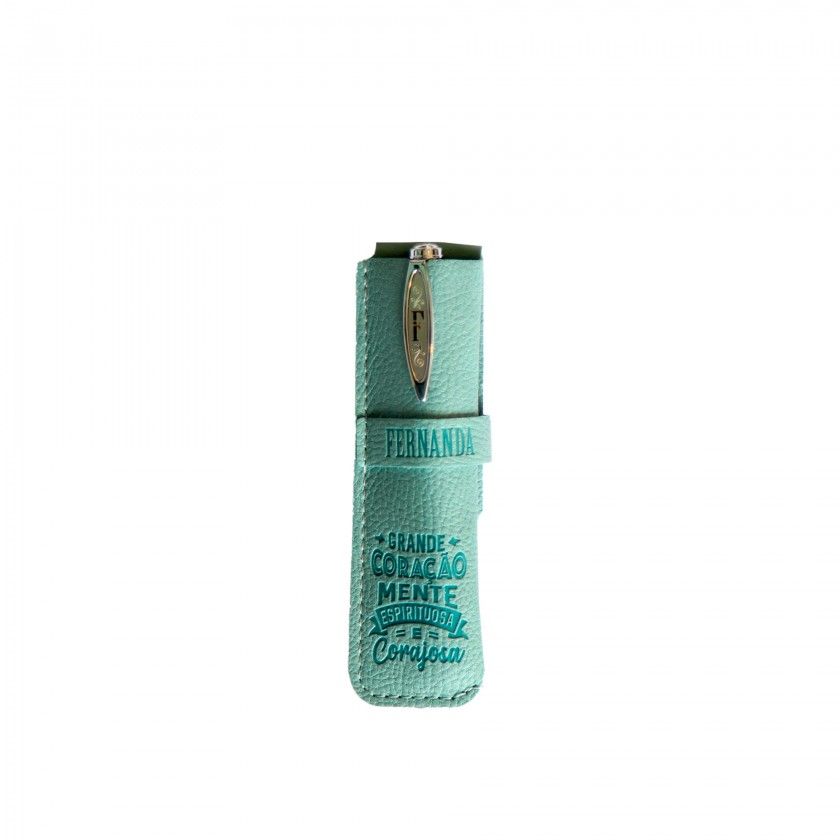 Caneta Bambu com Bolsa Fernanda