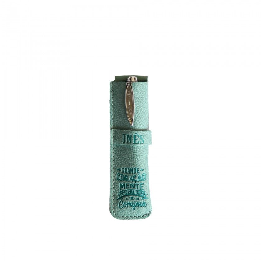 Caneta Bambu com Bolsa Ins