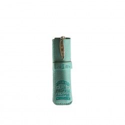 Caneta Bambu com Bolsa Letra I