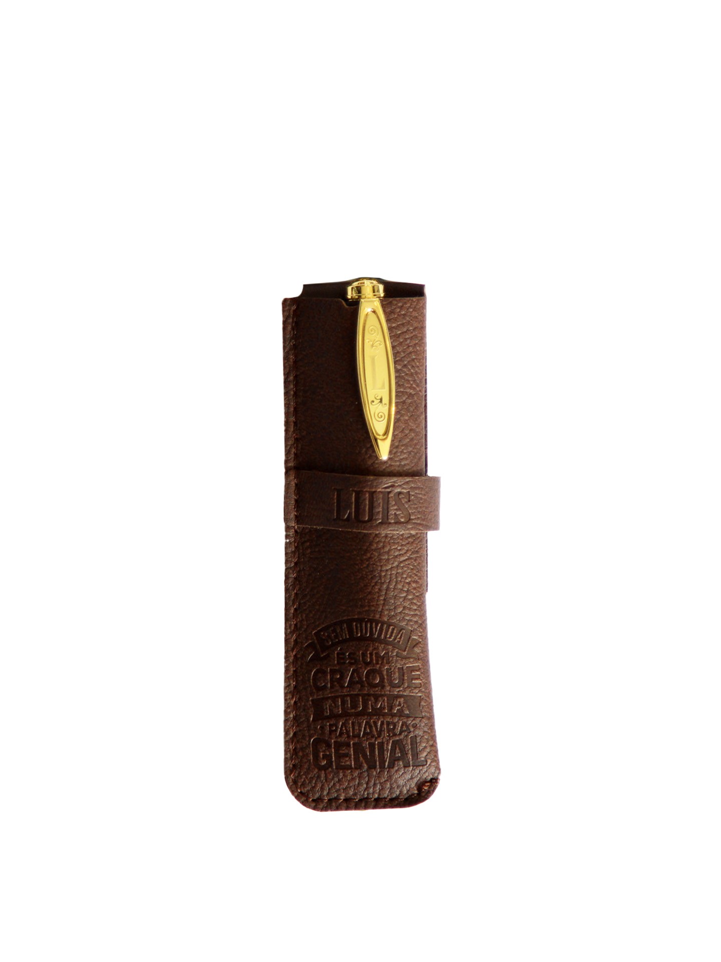 Caneta Bambu com Bolsa Luís
