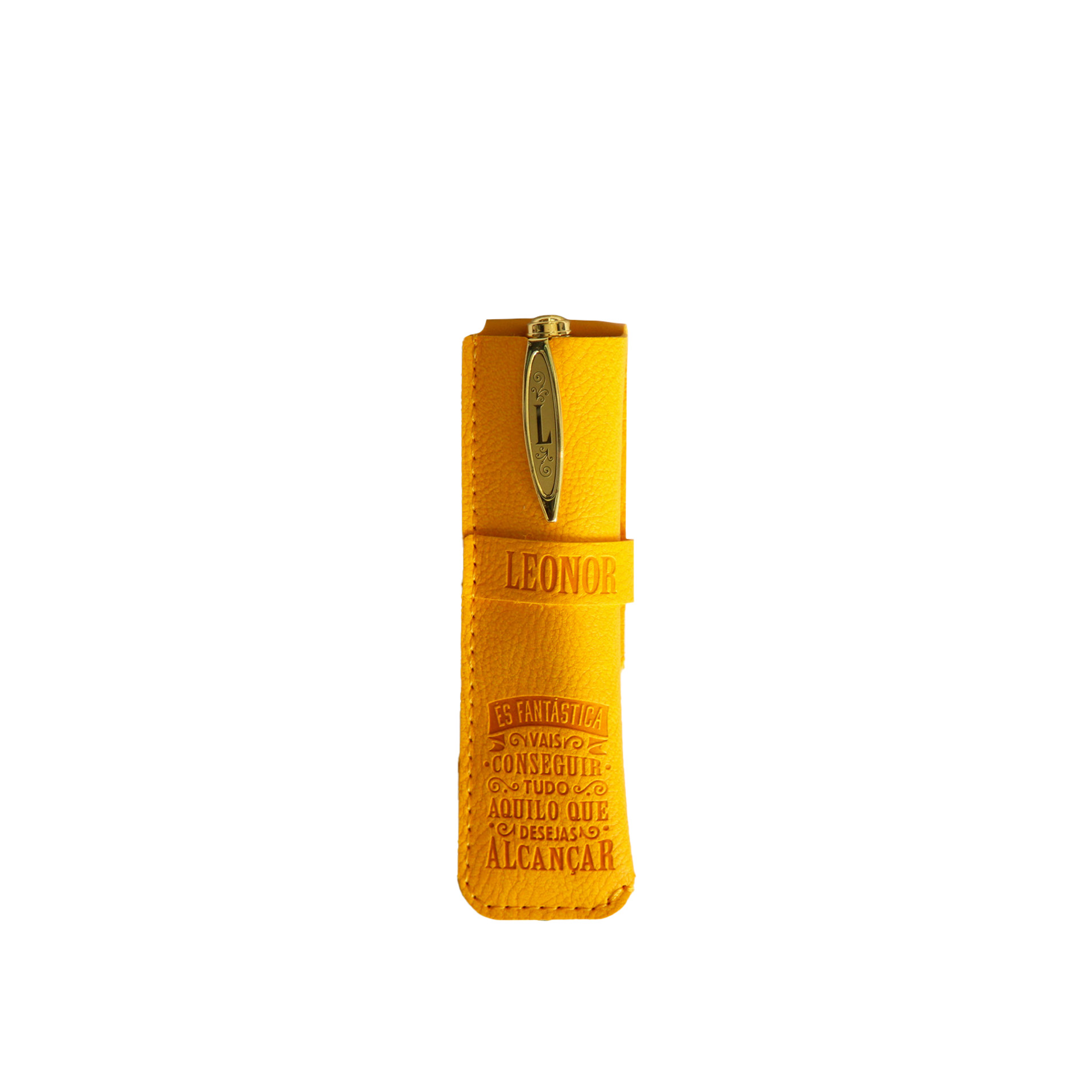 Caneta Bambu com Bolsa Leonor
