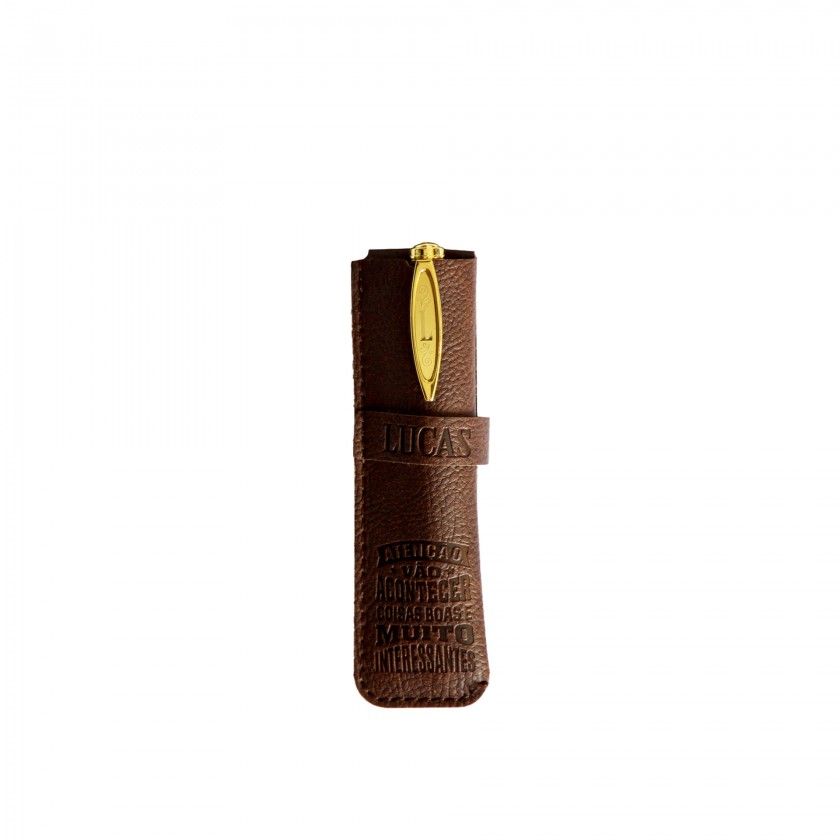 Caneta Bambu com Bolsa Lucas