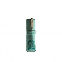 Caneta Bambu com Bolsa Letra M