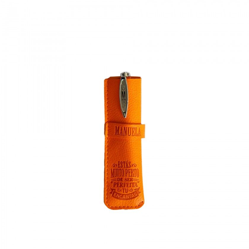 Caneta Bambu com Bolsa Manuela