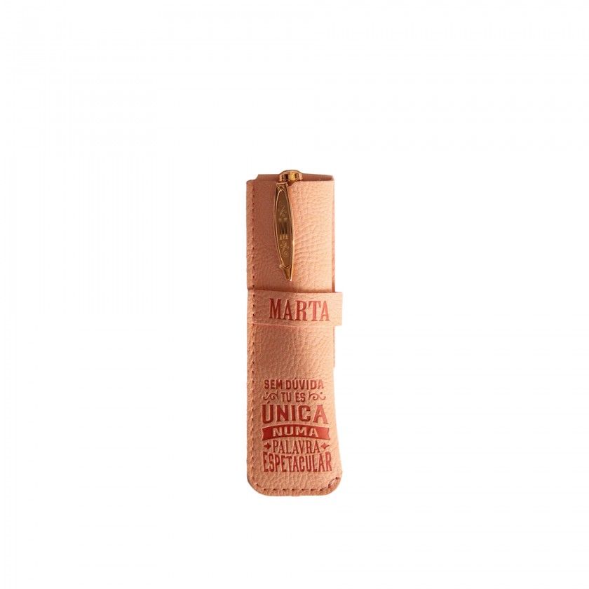 Caneta Bambu com Bolsa Marta
