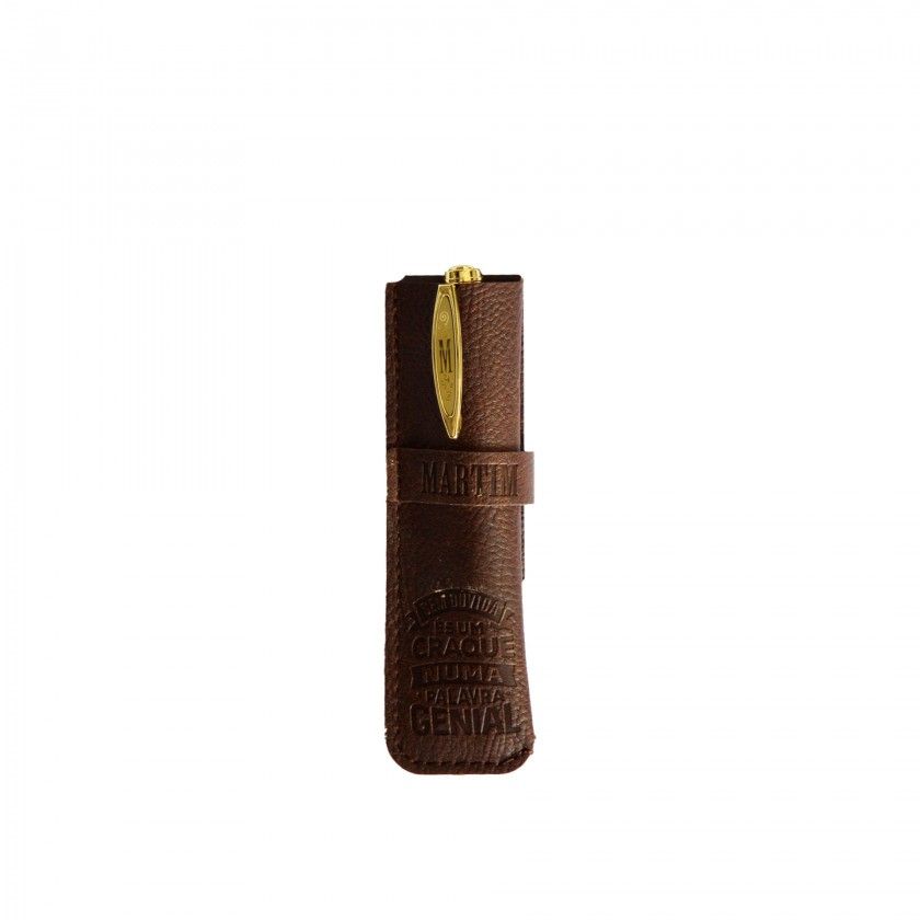 Caneta Bambu com Bolsa Martim