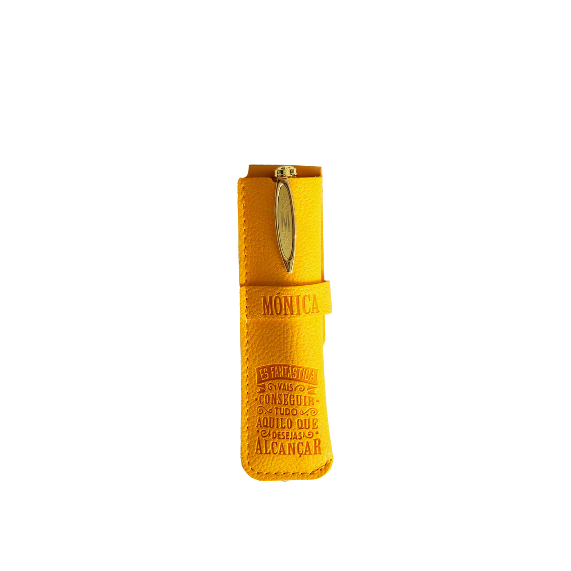 Caneta Bambu com Bolsa Mónica