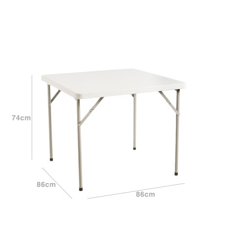 Mesa Pl�stica Dobr�vel 86X86X74CM - Image product