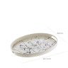 Tabuleiro Melamina Oval 44.7X30X4cm