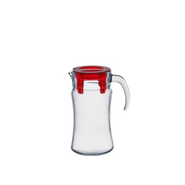 Jarro Azur com Asa Tampa Vermelha 1400ml 15.7X23.5cm