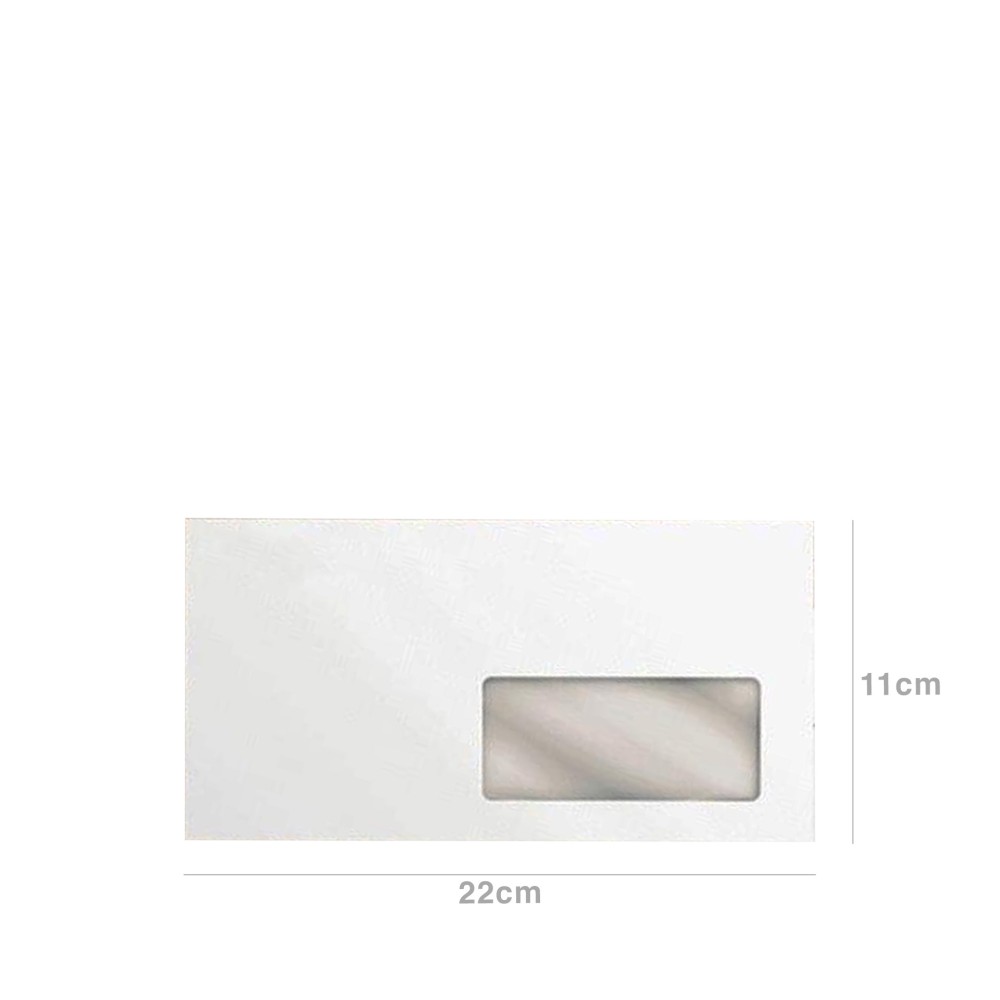 Envelope DL Silicone Janela 11X22cm Cx500