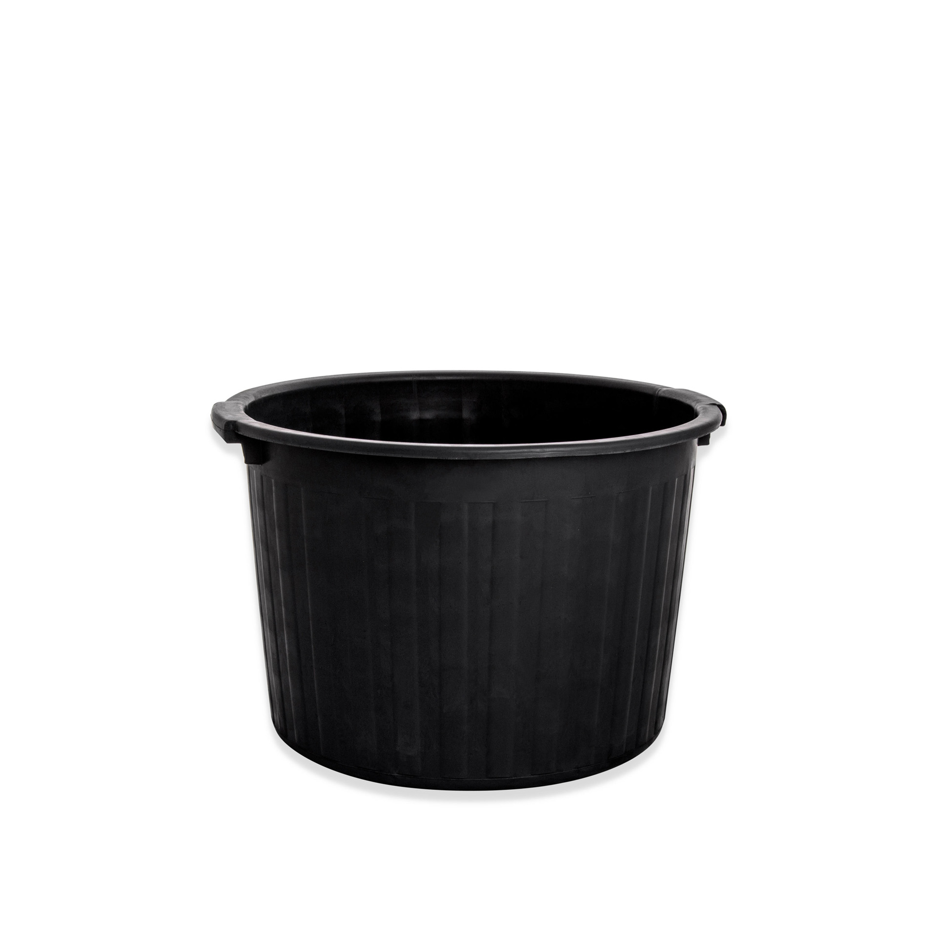 Selha Vindima Plástico Redondo Preto 42l 48X31cm