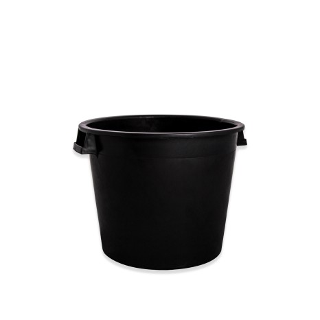 Selha Vindima Plástico Redondo com Asa Preto 37l - Image product
