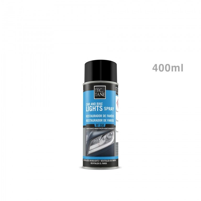 Spray Manutenção Restaurador Faróis 400ml Spray Manutenção Restaurador Faróis 400ml