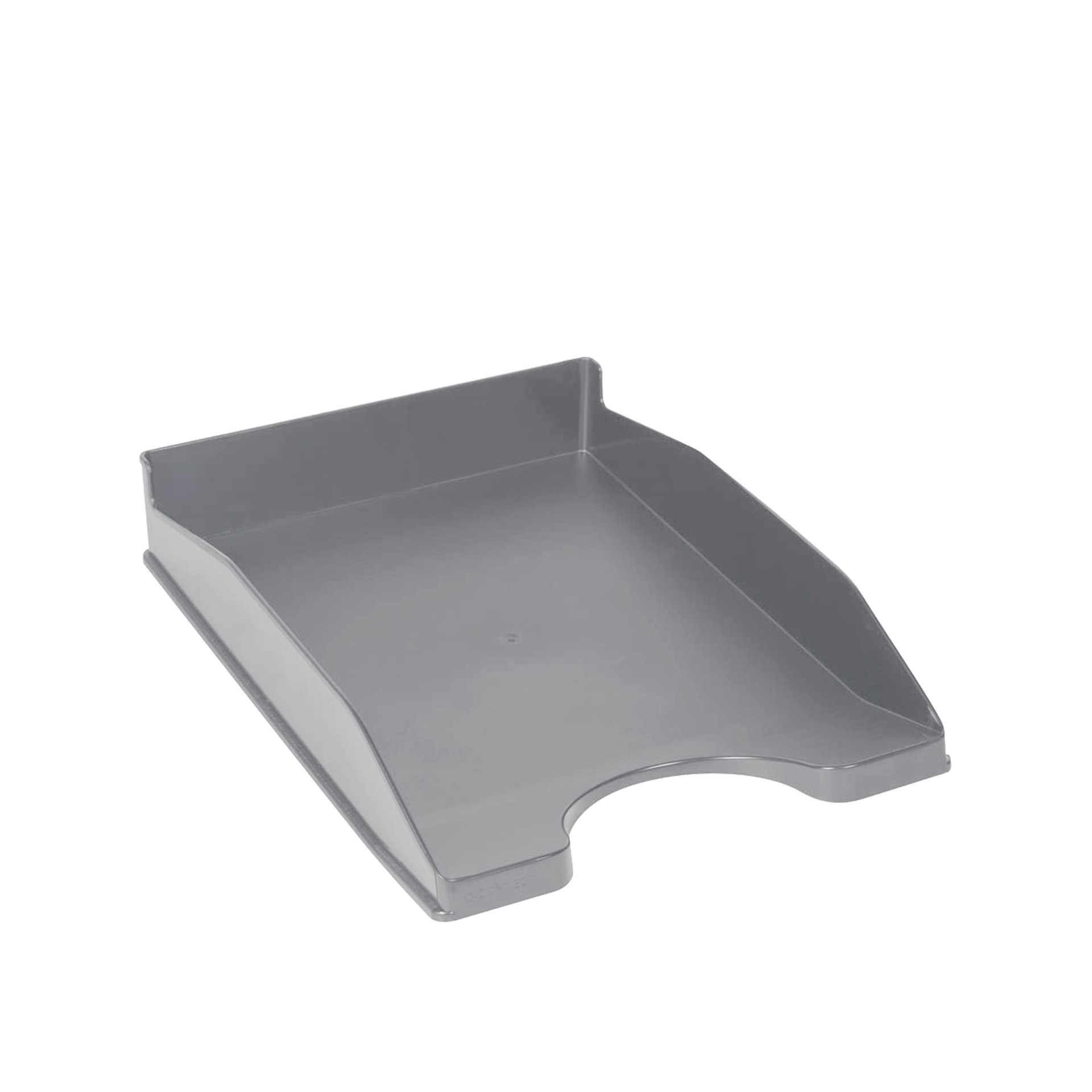 Tabuleiro Plástico A4 Opaco Cinzento