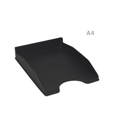 Tabuleiro Plástico A4 Opaco Preto