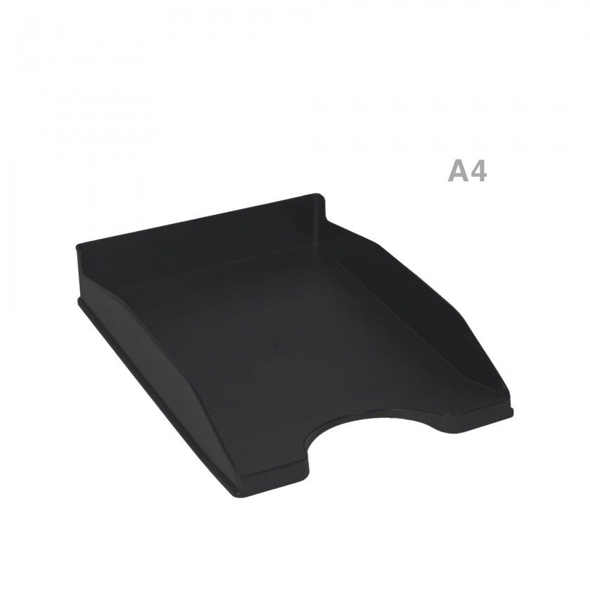 Tabuleiro Plástico A4 Opaco Preto Tabuleiro Plástico A4 Opaco Preto