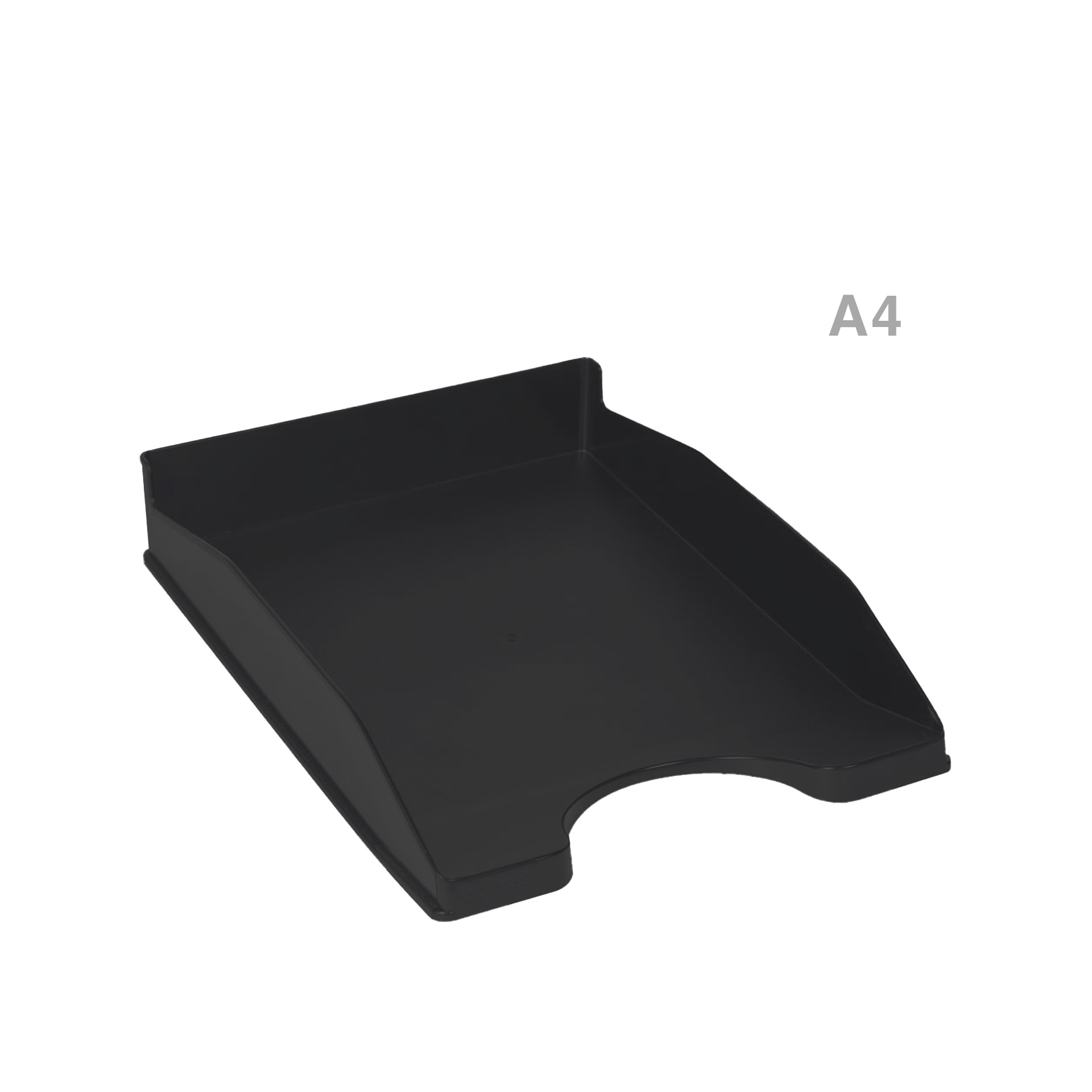 Tabuleiro Plástico A4 Opaco Preto