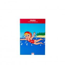 Livro Colorir Menina a Nadar