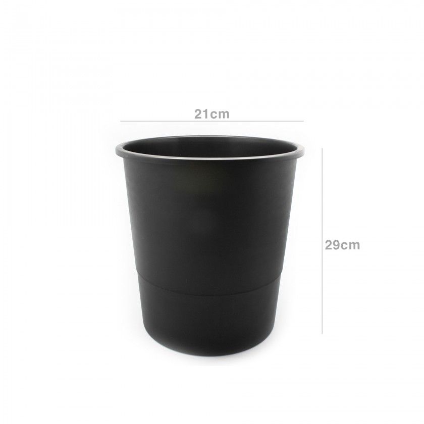 Cesto Papéis Opaco Preto 12L Cesto Papéis Opaco Preto 12L