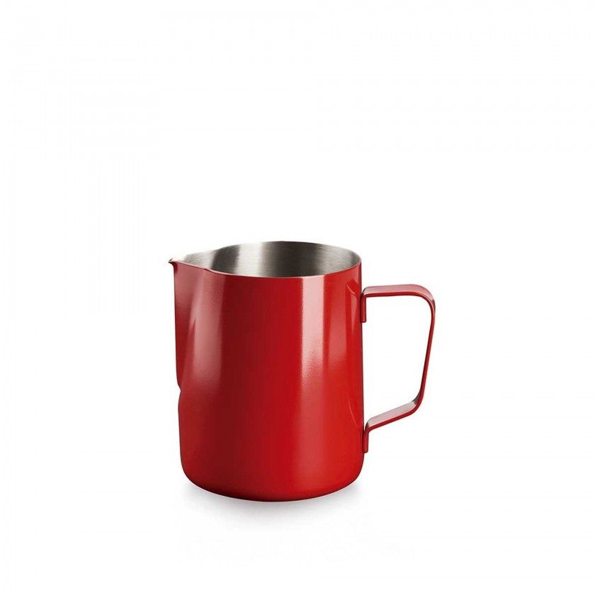 Leiteira Inox Vermelho 350ml