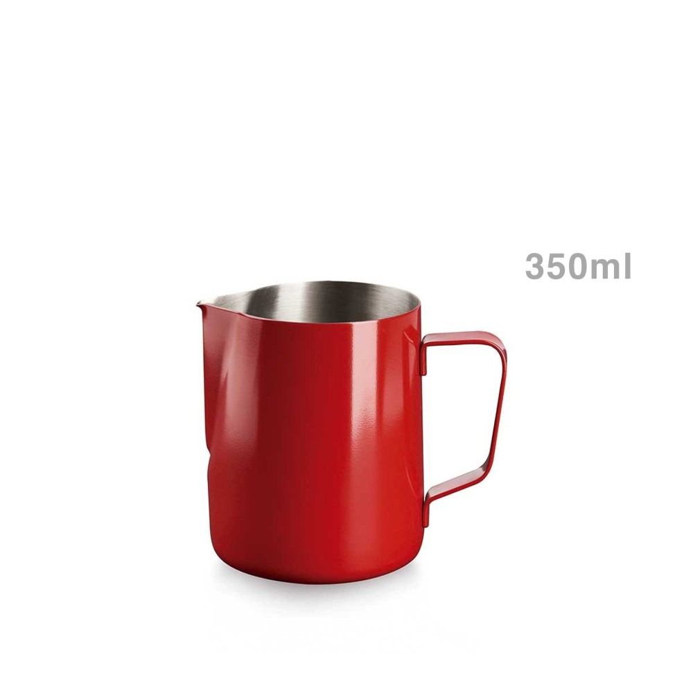 Leiteira Inox Vermelho 350ml