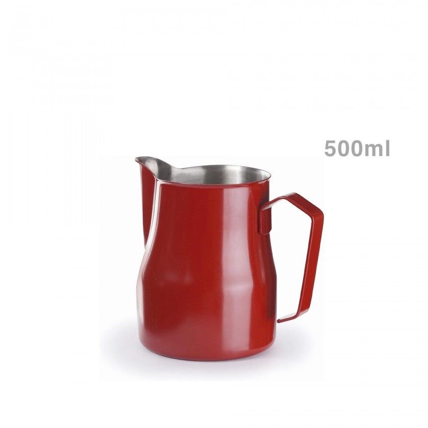 Leiteira Barista Inox Vermelho 500ml Leiteira Barista Inox Vermelho 500ml