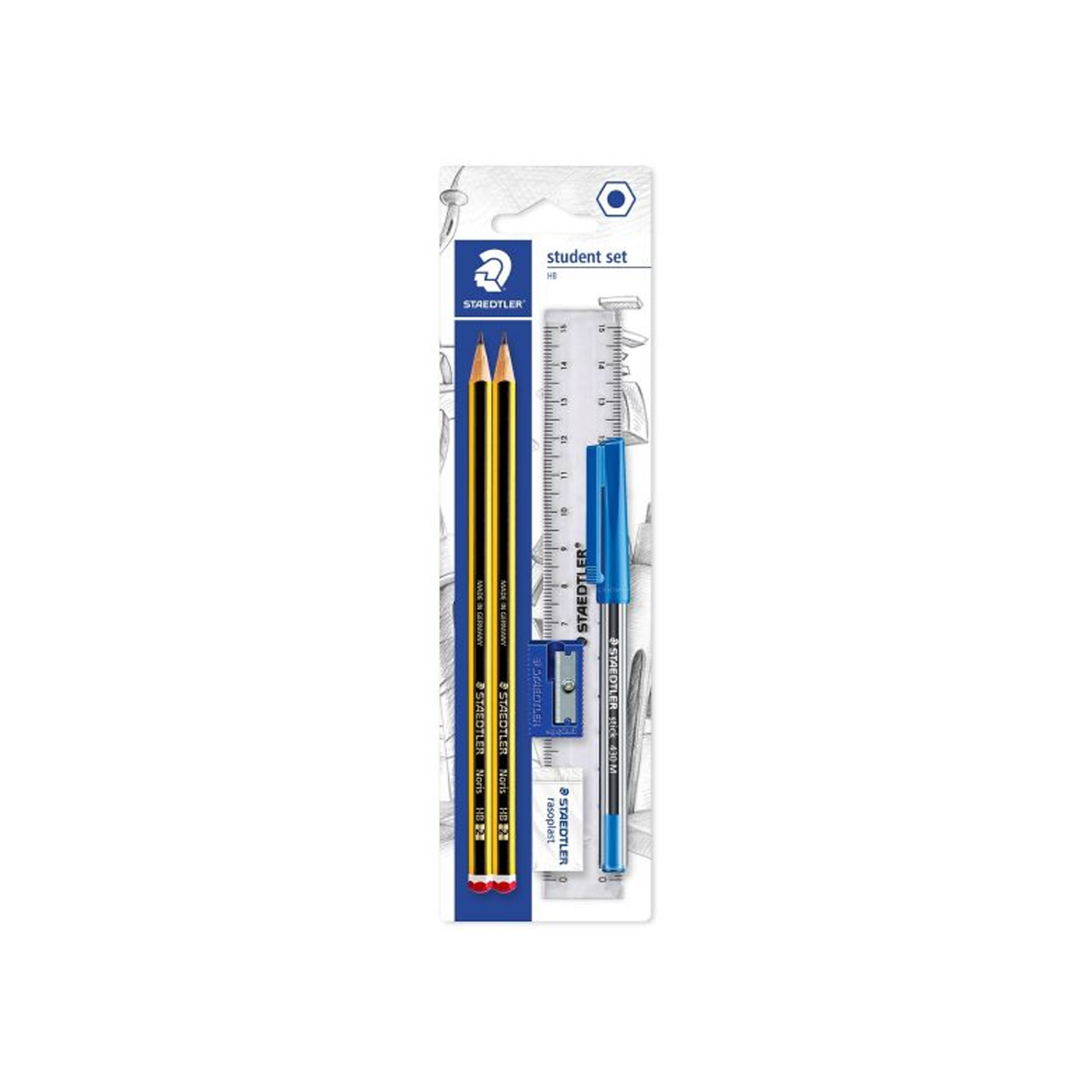 Conjunto Escolar Staedtler Noris 6 Peças