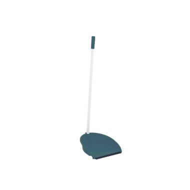 Apanhador com Cabo Plástico / Borracha Redondo Antracite 26X25X88cm