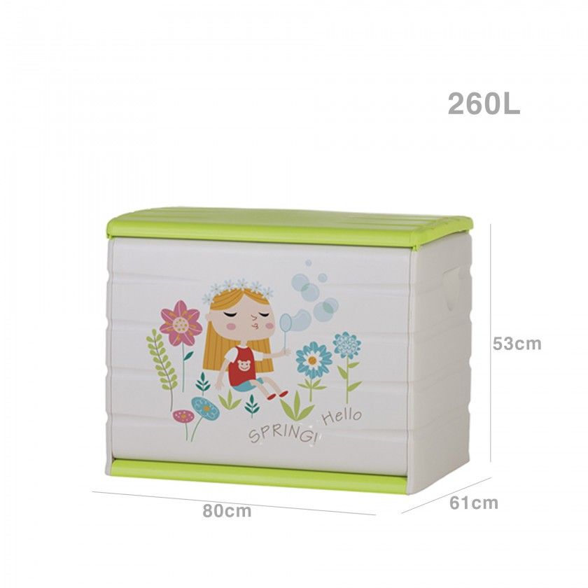 Baú Spring 260L 80X61X53cm Baú Spring 260L 80X61X53cm