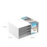 Caixa Organizadora 4 Gavetas Transparentes Elegant A5 23X11X17cm Caixa Organizadora 4 Gavetas Transparentes Elegant A5 23X11X17cm