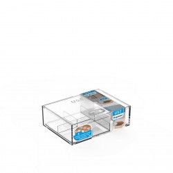 Caixa Organizadora Dividida Transparente A5 23X17X16cm