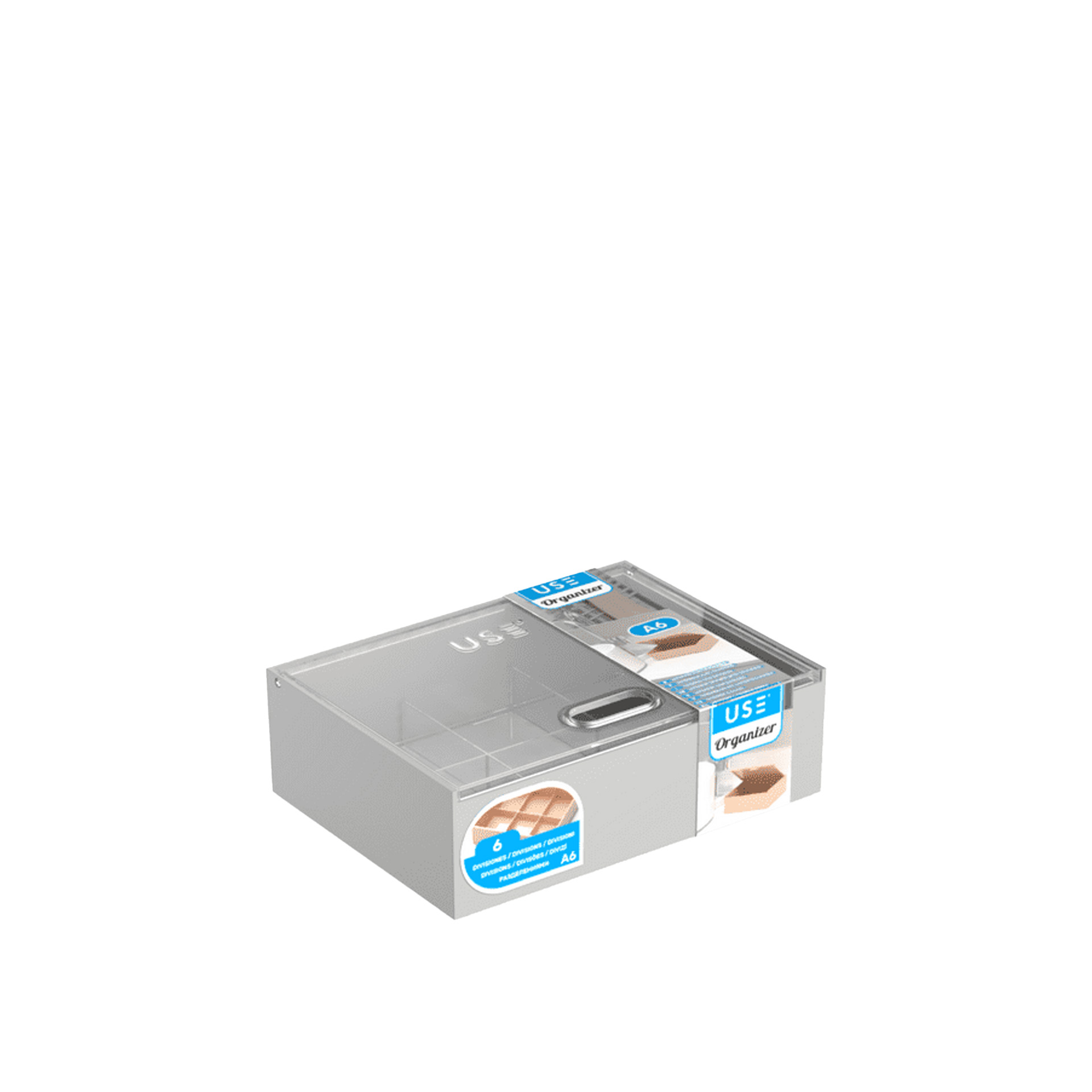 Caixa Organizadora Horizontal Dividida
